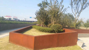昆都仑耐候钢挡土墙